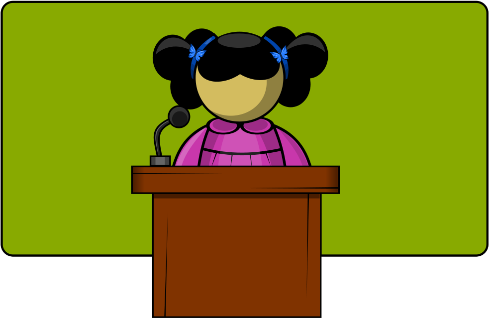 Public Speaking Clip Art Free , Png Download - Public Speaking Clip Art Free Transparent Png (983x639), Png Download