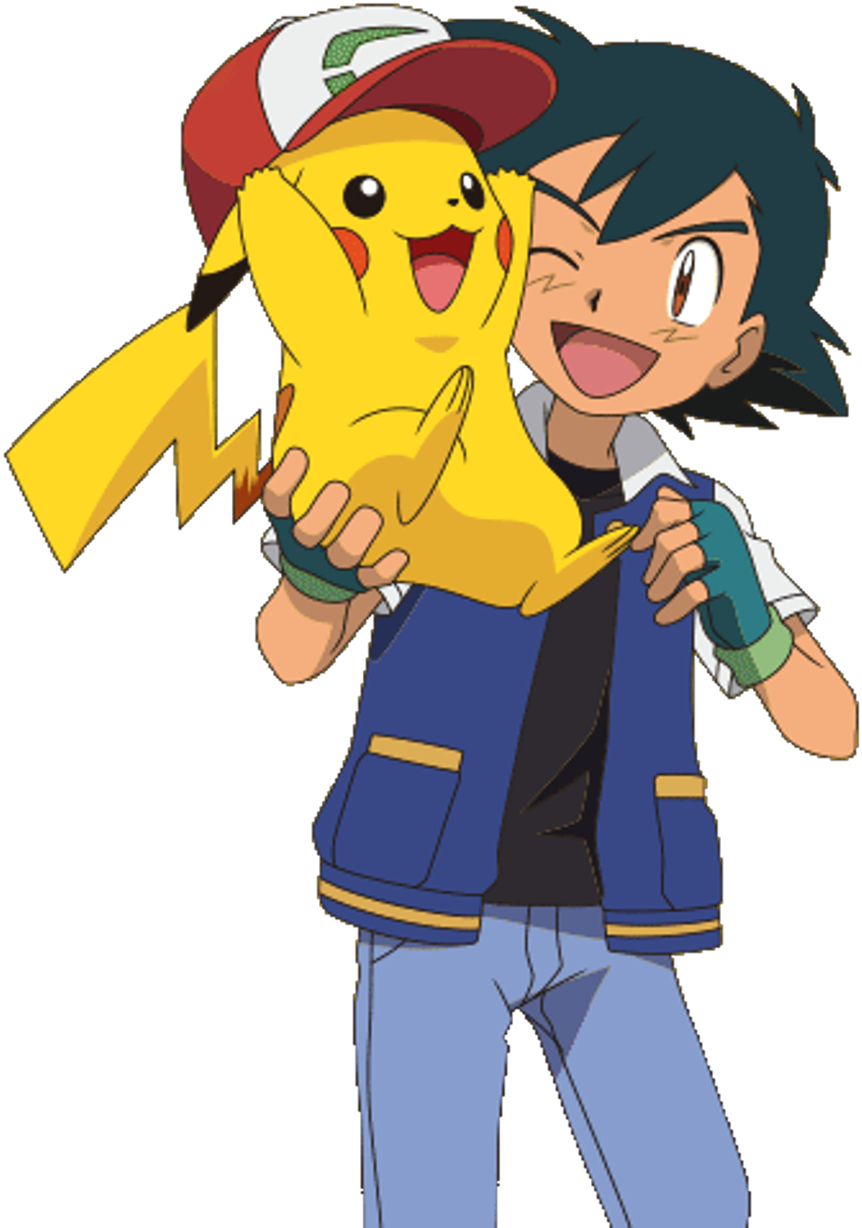 #pokemon #pikachu #ash #hat - Pokémon The Movie The Power Of Us Clipart (1024x1408), Png Download