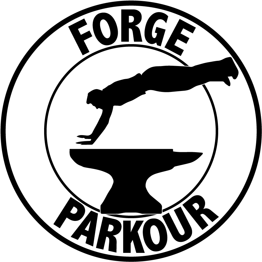 Forge Parkour - Logo Parkour Clipart (860x869), Png Download