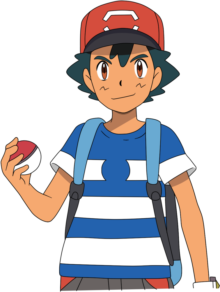 220kib, 779x1025, Kalossubchampion - Alolan Ash Clipart (779x1025), Png Download