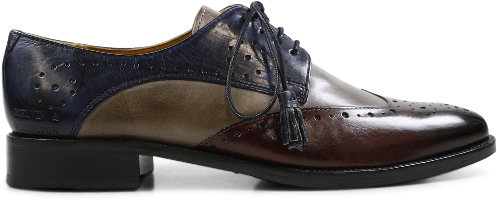 Derby Shoes Betty 3 Crust Burgundy Smoke Navy Tassel - Leather Clipart (1024x1024), Png Download
