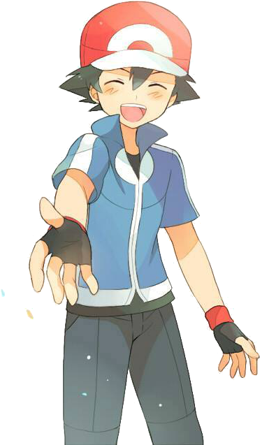 Ash Render 3 By Digi-fan111 - Pokemon Ash Fan Art Clipart (500x692), Png Download