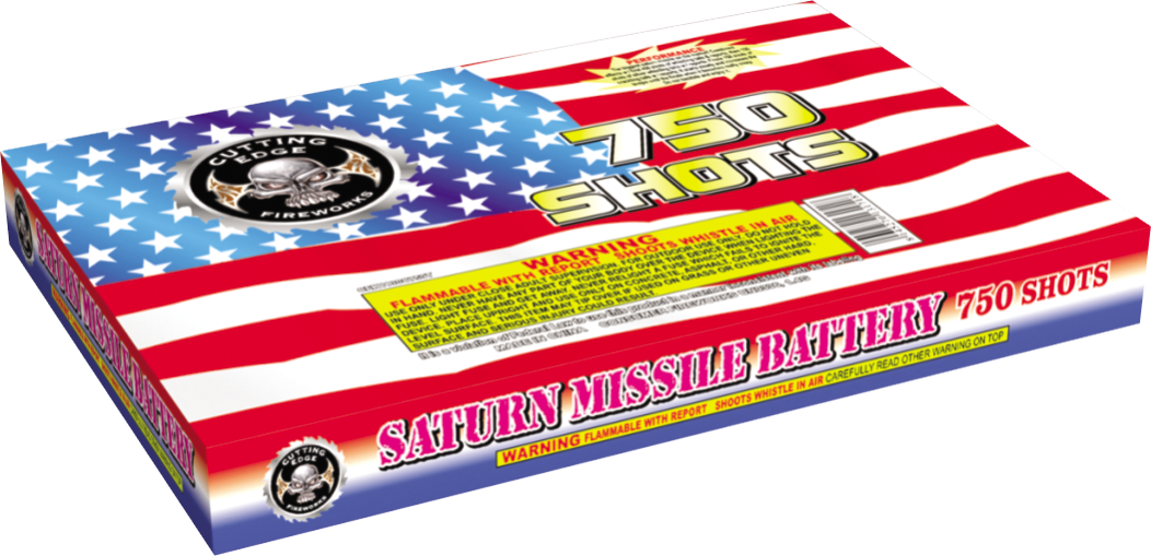 750 Shot Saturn Missile Battery - Flag Of The United States Clipart (1052x509), Png Download