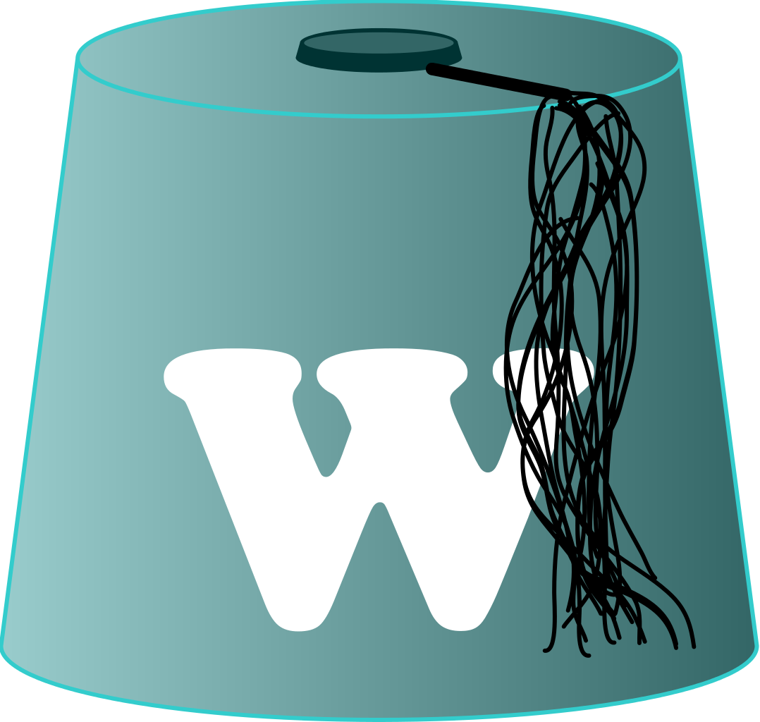 Light Blue Fez White W Black Tassel - Clip Art - Png Download (1078x1024), Png Download