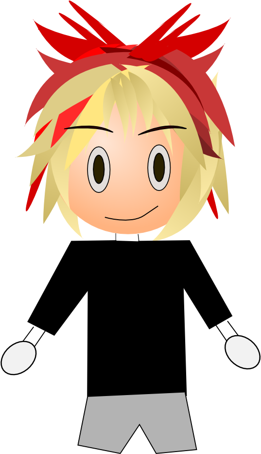 Anime Clip Art - Anime Character Clip Art - Png Download (555x555), Png Download