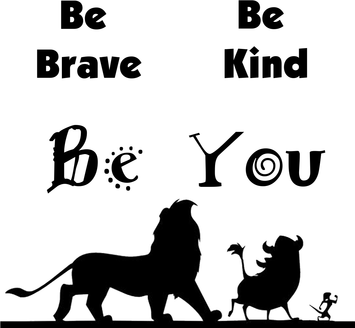 Lion King Hakuna Matata Silhouette , Png Download - Hakuna Matata Lion King Quotes Clipart (1182x1092), Png Download