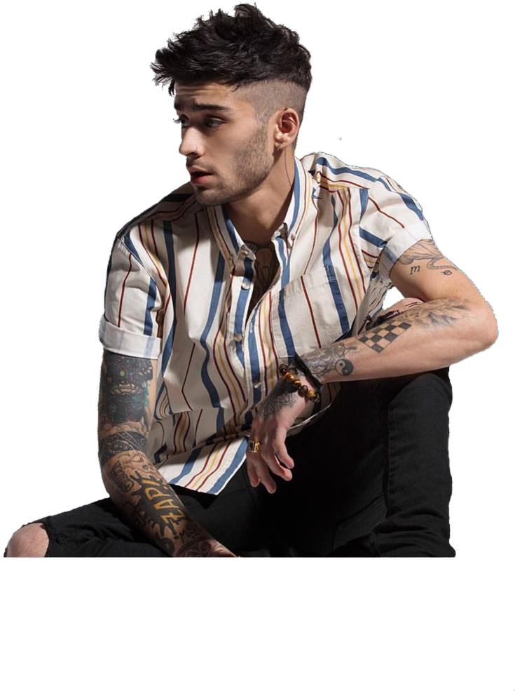 Zayn Malik Corte De Pelo 2018 Clipart (750x998), Png Download
