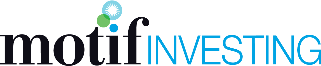 Fin Tech Investments By Bulge Bracket Banks Hit Multi-year - Motif Investing Logo Png Clipart (1336x326), Png Download