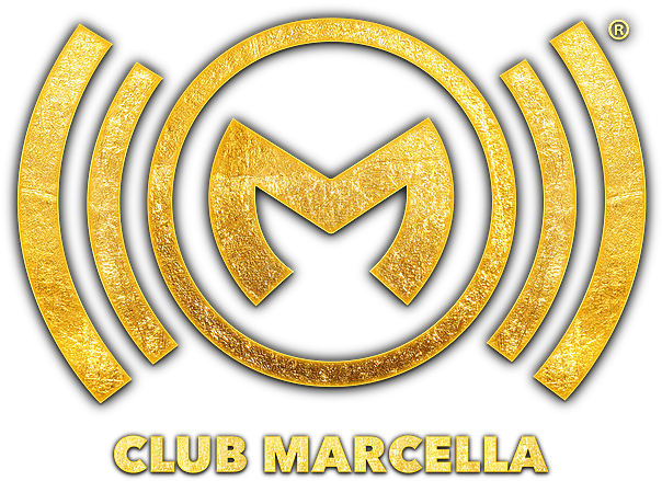 Club Marcella Gold Logo Set Up - Emblem Clipart (689x517), Png Download