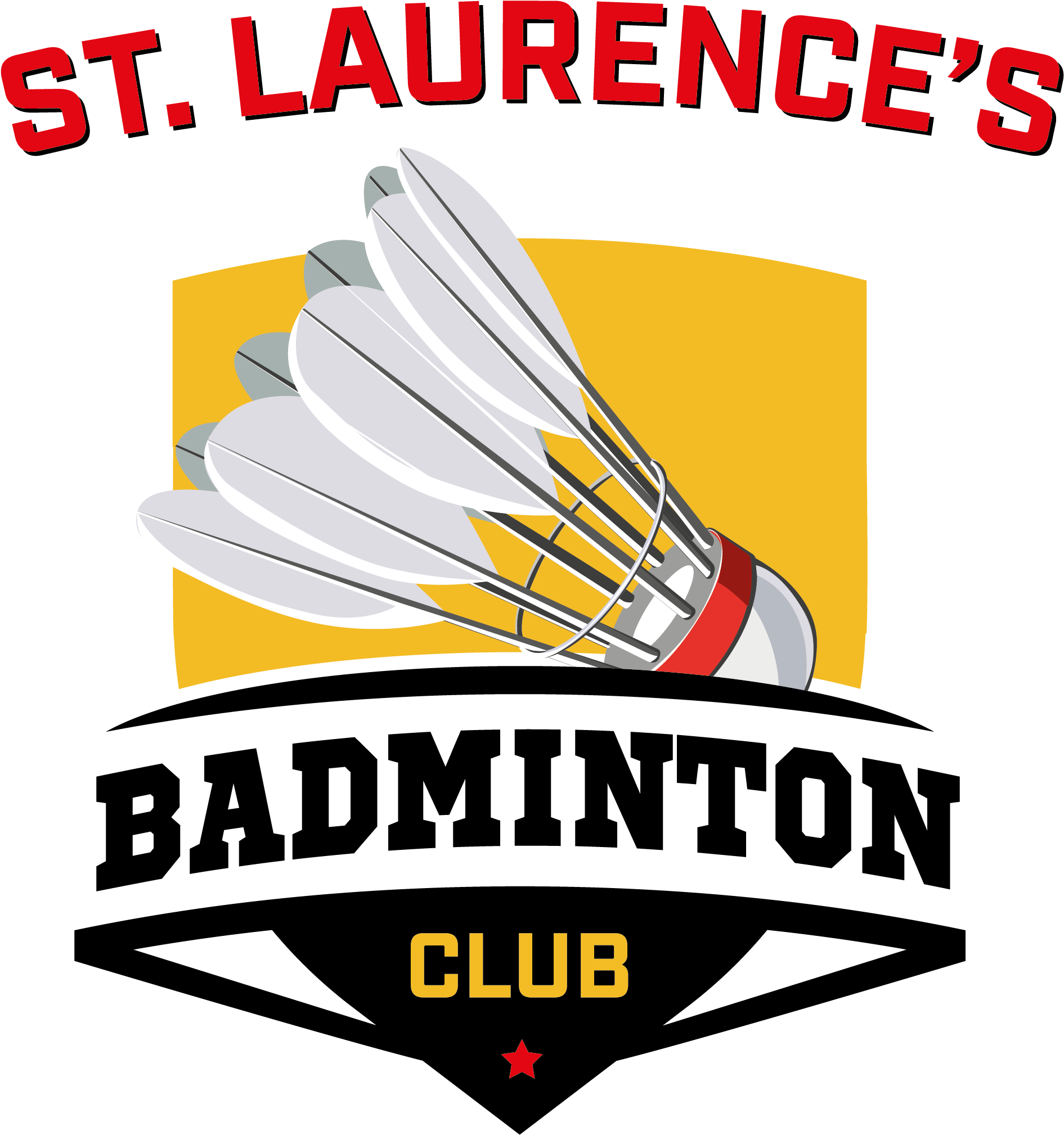 Laurence's Badminton Club Logo - Logo Badminton Club Png Clipart (2363x2363), Png Download