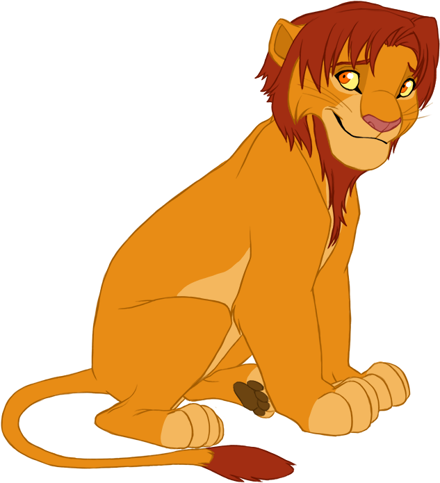Simba Free Png Image - Lion King Simba Teen Clipart (715x766), Png Download