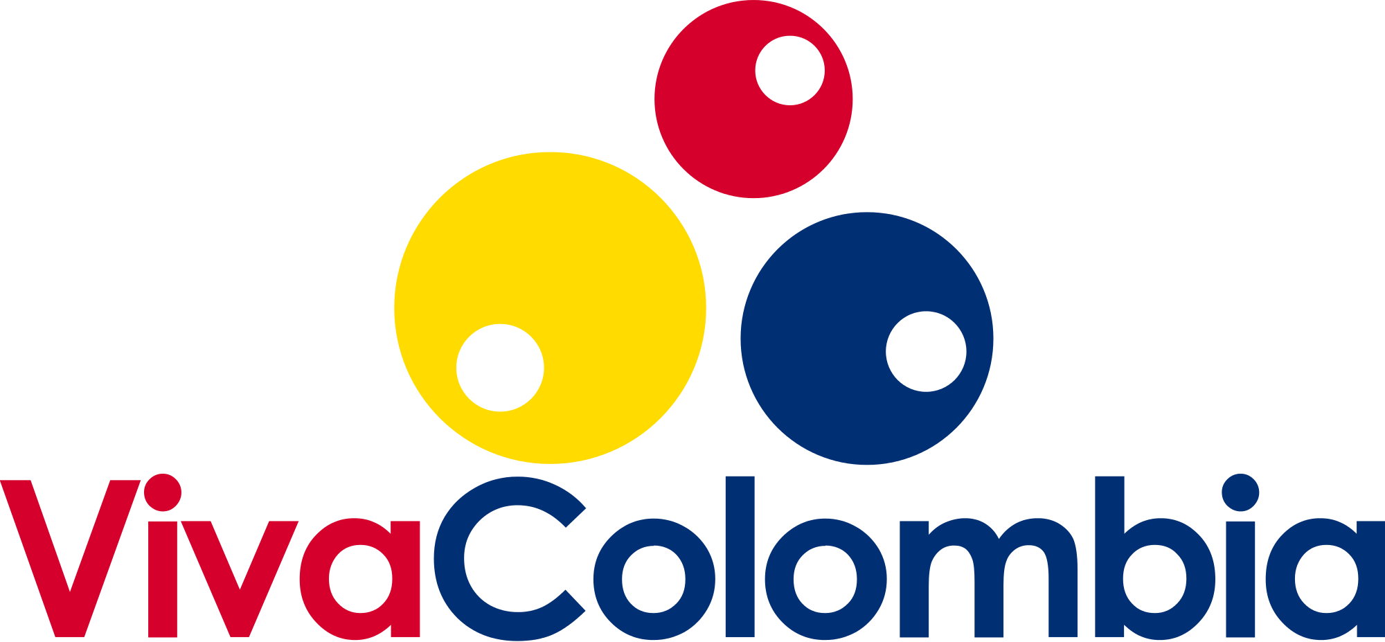 Viva Colombia Logo - Viva Colombia Airline Logo Clipart (2000x927), Png Download