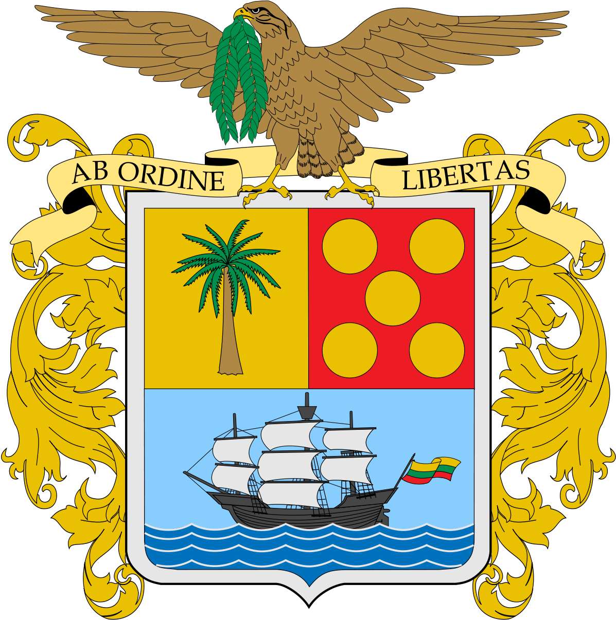 Escudo Del Departamento De Bolivar Clipart (1200x1213), Png Download