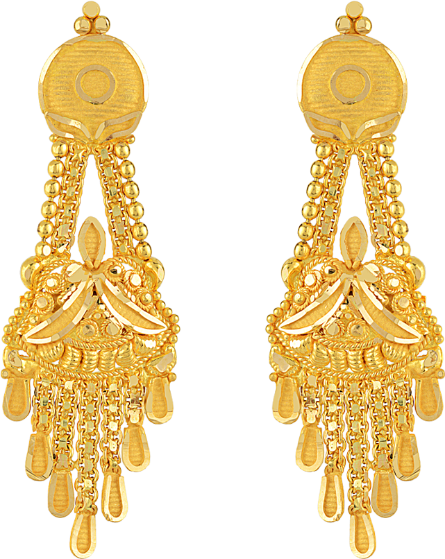 Gold Earring Png - Earrings Clipart (1200x1000), Png Download