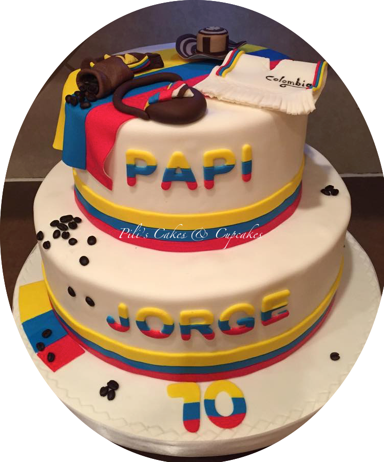 Colombian Birthday Cake Clipart (748x899), Png Download