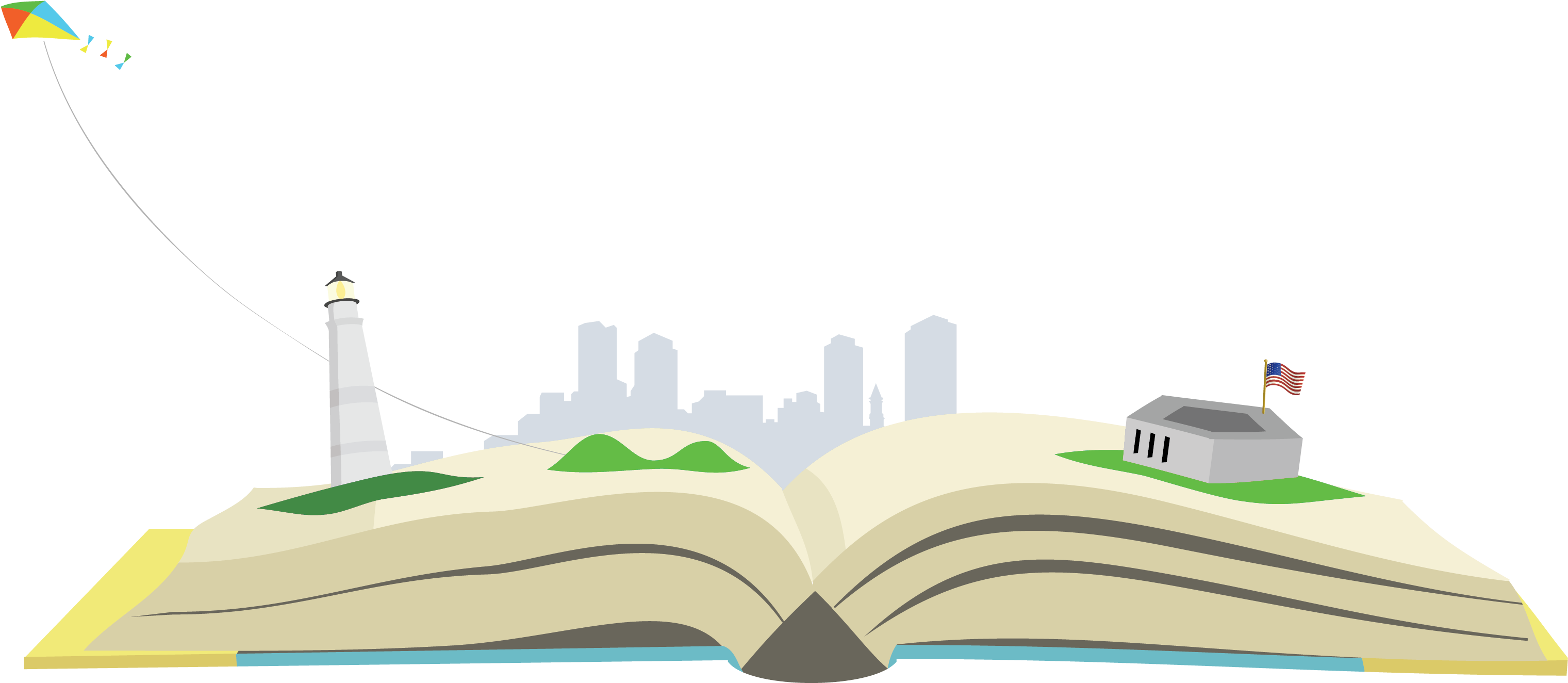 Boston Harbor Island Ferry Discount Passes Clipart (3074x1324), Png Download