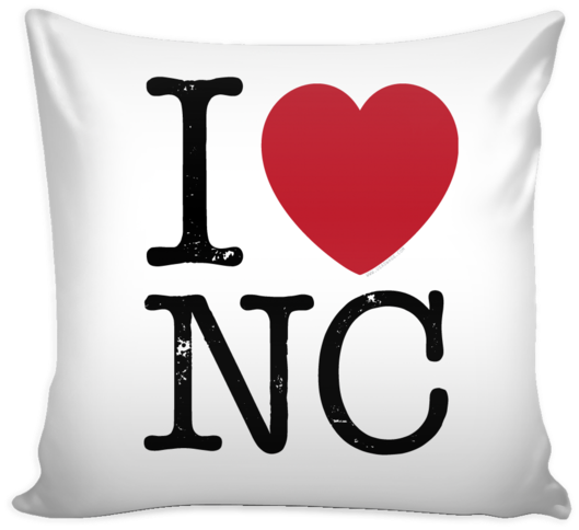 I Love North Carolina Pillow Case - My Gorgeous Girlfriend Pillow Clipart (600x600), Png Download