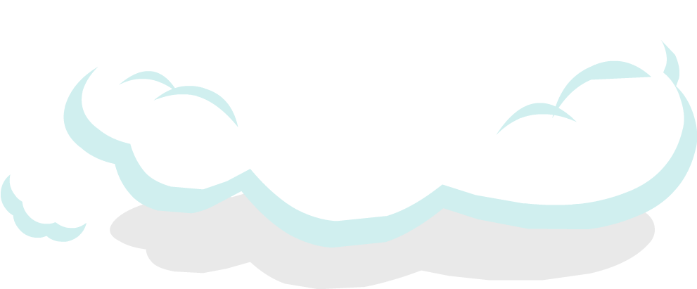 Nube Png Clipart (1000x410), Png Download