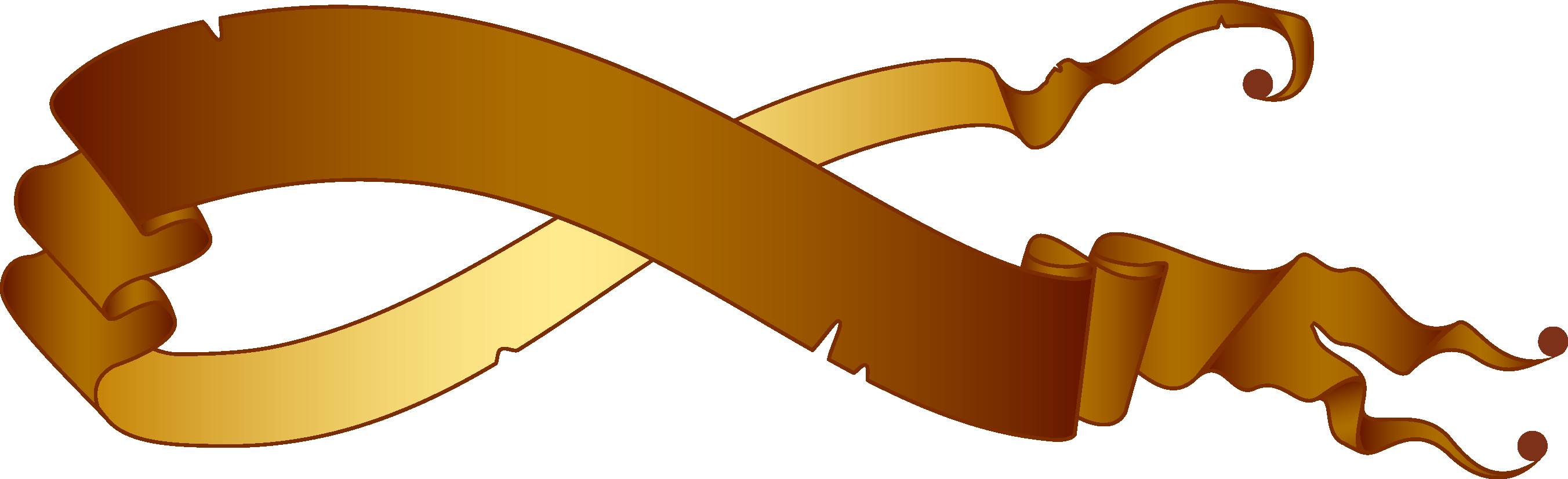 Vintage Ribbons - Portable Network Graphics Clipart (2704x827), Png Download