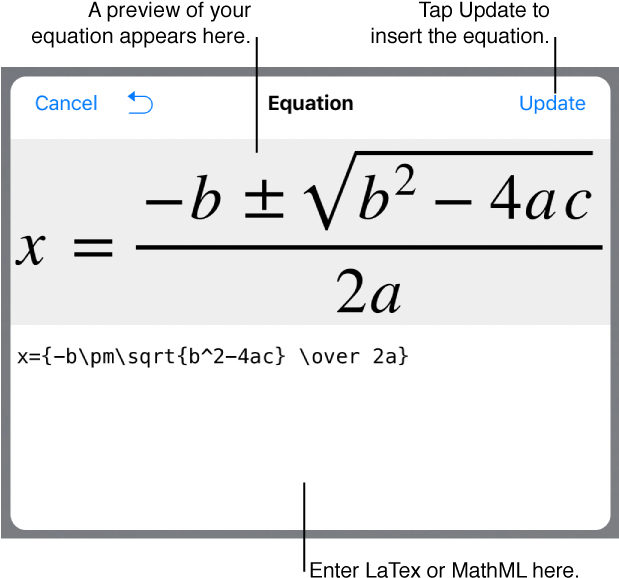 The Equation Dialog, Showing The Quadratic Formula - Inteligencia Logica Matematica Clipart (620x590), Png Download