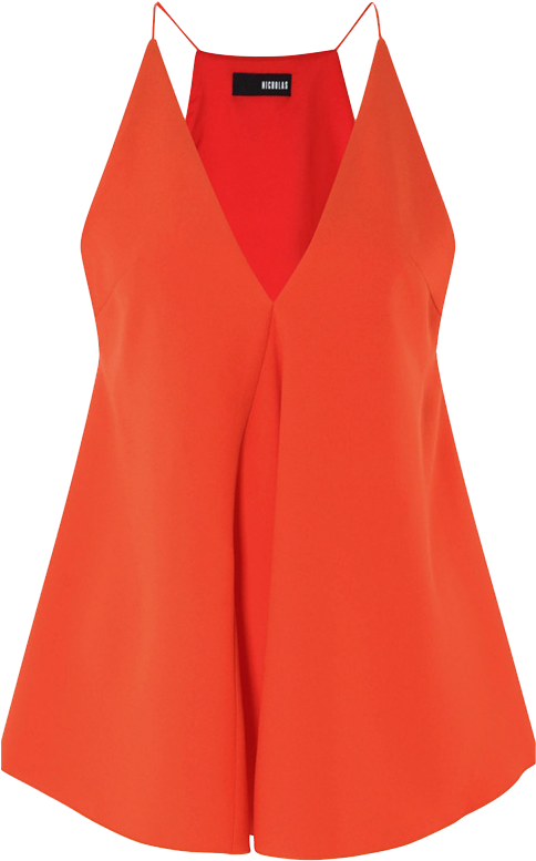 Crepe Angled Cami Top - Blouse Clipart (800x800), Png Download