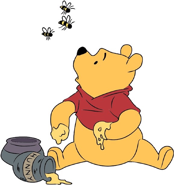 588 X 627 1 - Bee Winnie The Pooh Clipart (588x627), Png Download