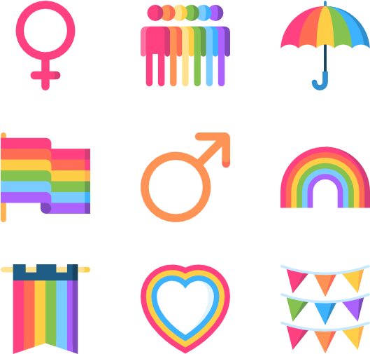 World Pride - Human Right Equality Drawing Clipart (600x564), Png Download