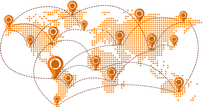 Conectate Con El Mundo De Manera Más Fácil Regístrate - Nube Naranja Red Social Clipart (700x458), Png Download