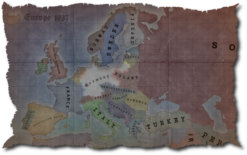 Each Day The War Came Closer, And Germany Needed To - Hearts Of Iron 3 Clipart (817x515), Png Download