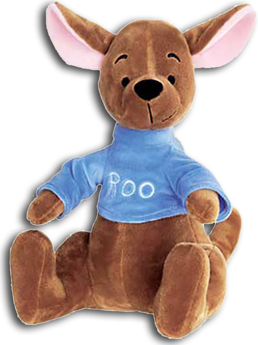 Winnie The Pooh Roo Plush Toy Disney Store Stuffed - Roo Winnie The Pooh Stuffed Animal Clipart (515x690), Png Download