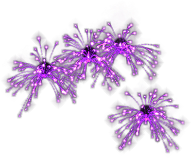 Animated Fireworks Gif Transparent - Lobelia Clipart (700x600), Png Download