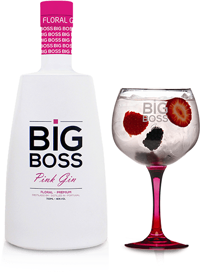 Big Boss Pink - Gin Big Boss Pink Clipart (615x577), Png Download