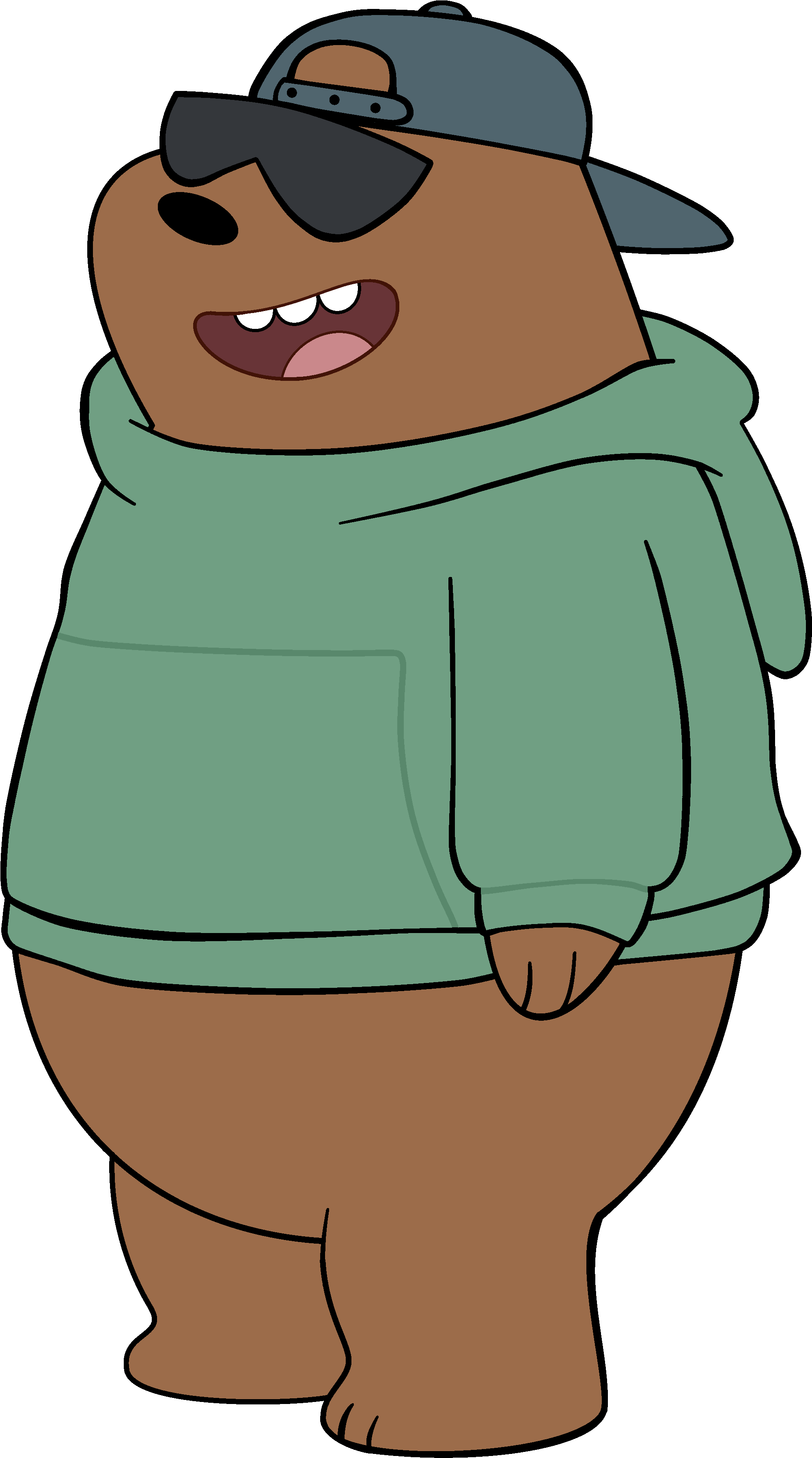 We Bare Bears Png Pack - Grizz We Bare Bears Png Clipart (891x1600), Png Download