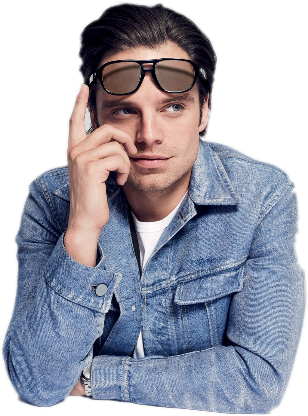 Report Abuse - Sebastian Stan Clipart (1024x1384), Png Download