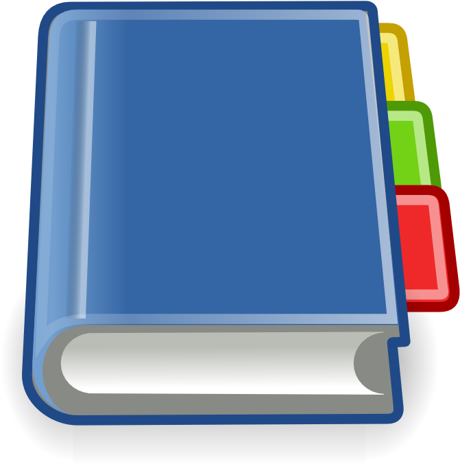 File - Address Book Clip Art - Png Download (720x720), Png Download