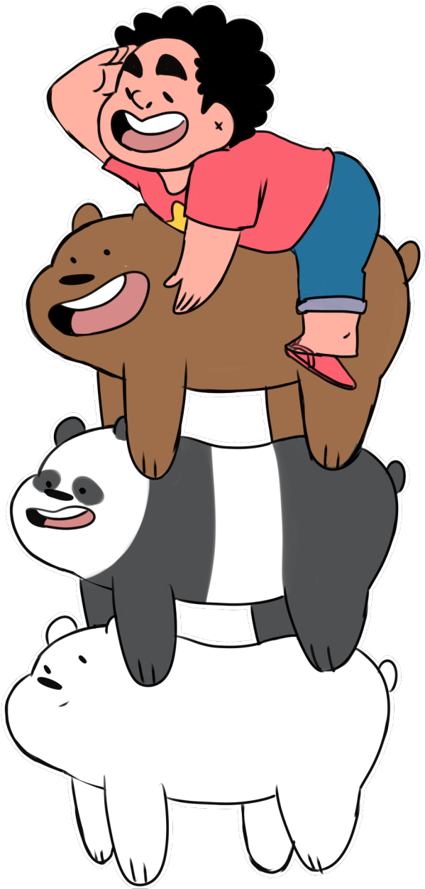Bear Giant Panda Man Facial Expression Mammal Cartoon - Cartoon Clipart (1280x1344), Png Download