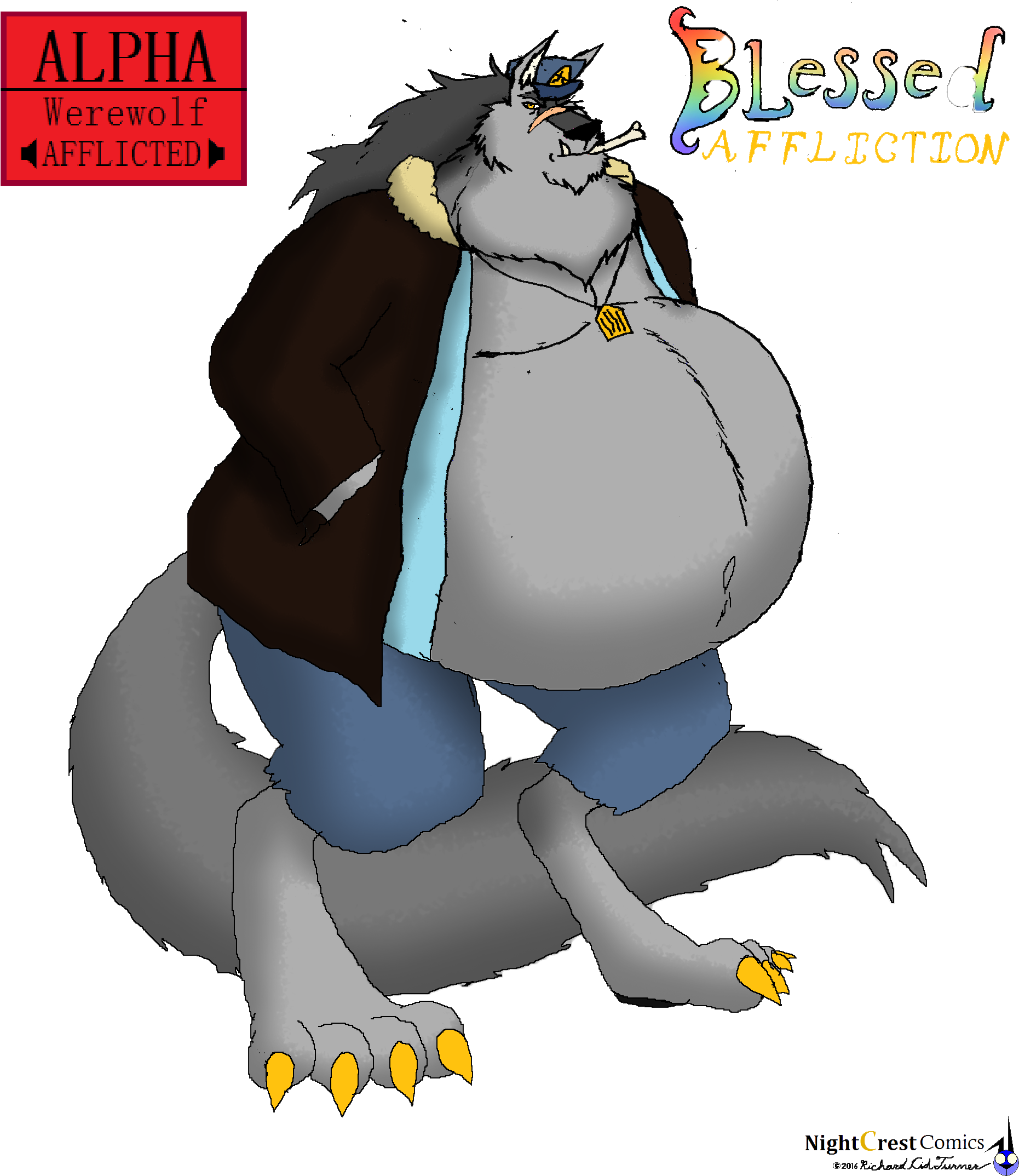 Big Boss Alpha - Cartoon Clipart (1932x2184), Png Download