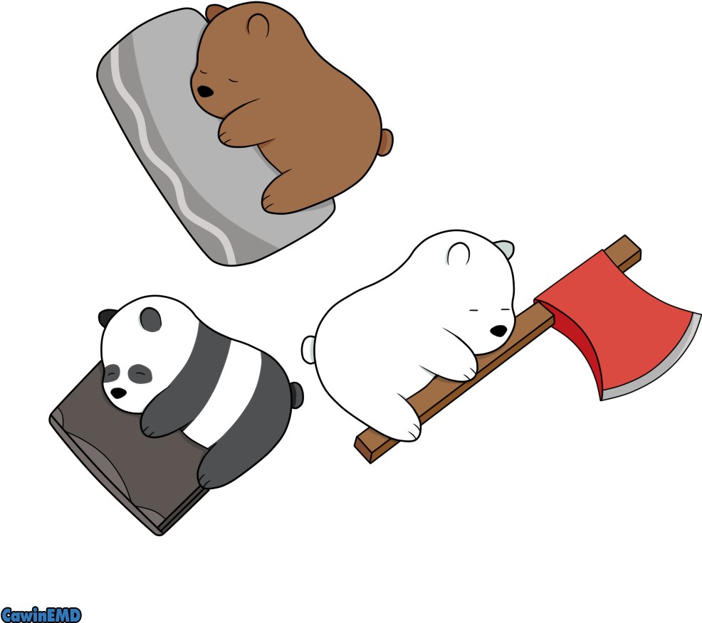 Gambar We Bare Bears Clipart (1000x1000), Png Download