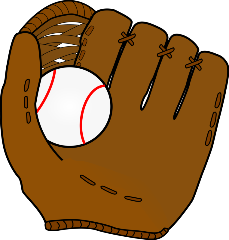Baseball Clipart Transparent Background - Clip Art Baseball Glove - Png Download (762x800), Png Download