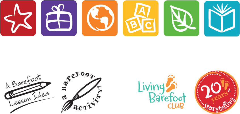Barefoot Books Icon Design - Barefoot Books Clipart (1000x599), Png Download