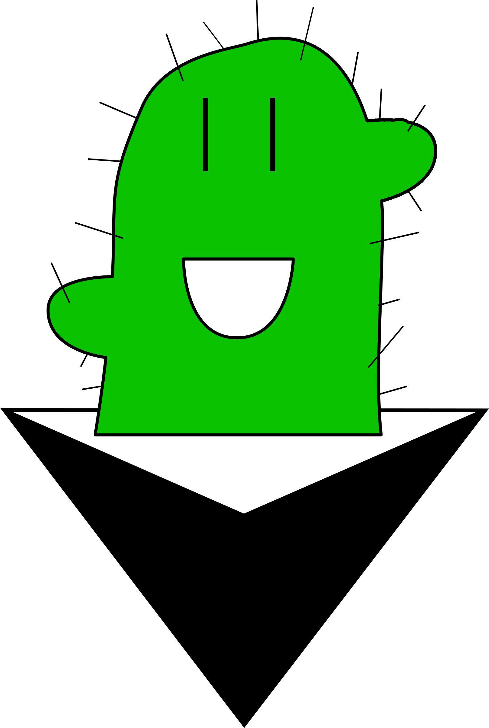 Fart Cactus - Illustration Clipart (2478x2478), Png Download