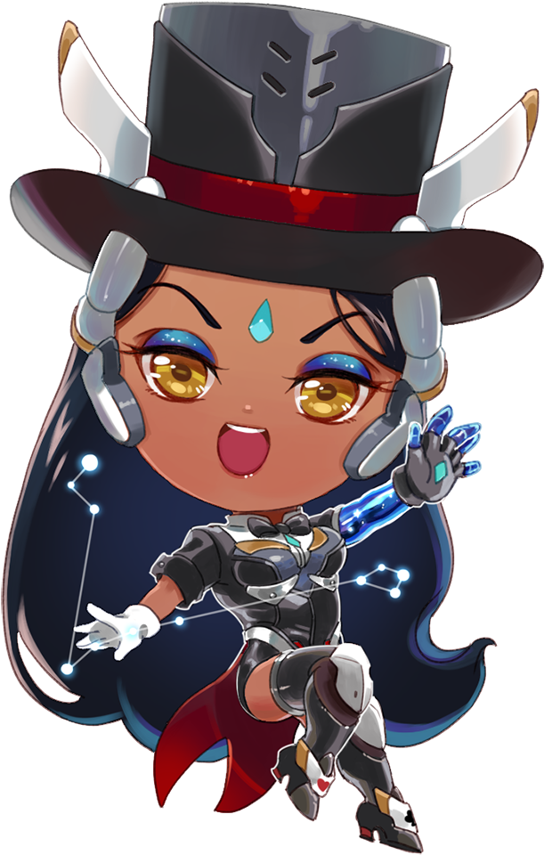 New Pin Coming In July Magician Symmetra - Symmetra Chibi Magician Clipart (800x1081), Png Download