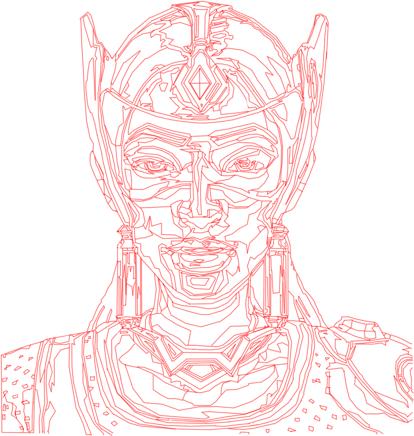 Sketch Clipart (1344x1480), Png Download