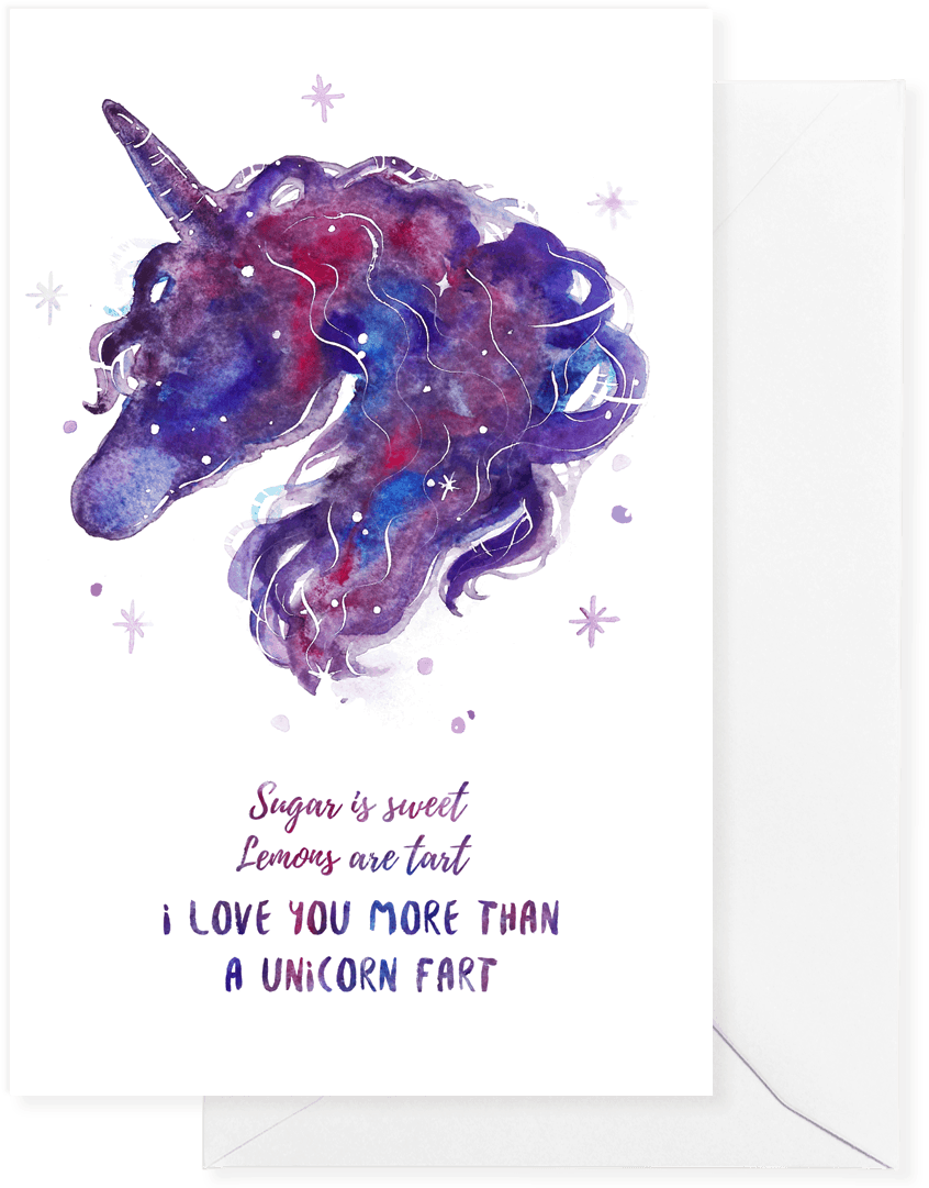 I Love You More Than A Unicorn Fart - Ella The Name Unicorn Clipart (1080x1080), Png Download