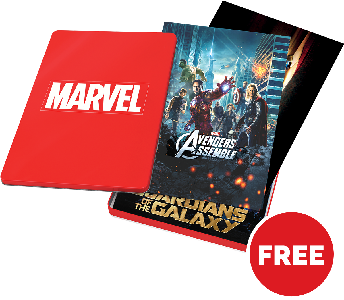 Marvel Tin Box With Your 4th Delivery - Graphic Design Clipart (1200x1506), Png Download