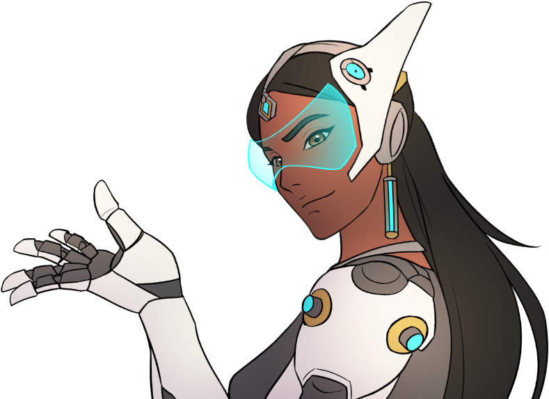 #symmetra #overwatchpic - Twitter - Com/5qyeaipqox - Cartoon Clipart (864x576), Png Download