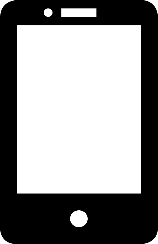 Mobile Phone Comments - Cellphone Icon Png Clipart (638x980), Png Download
