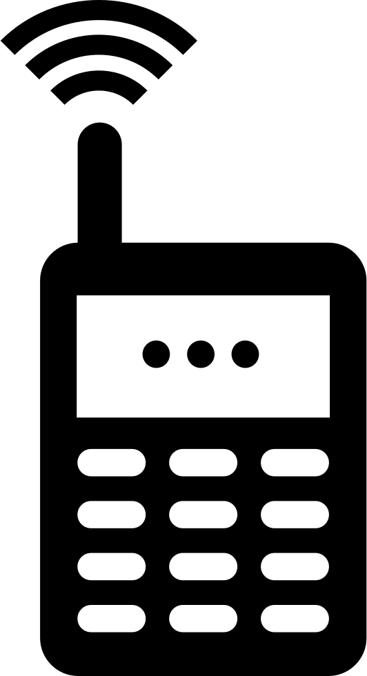 Mobile Calling Svg Png - Logo Téléphone Portable Png Clipart (532x980), Png Download