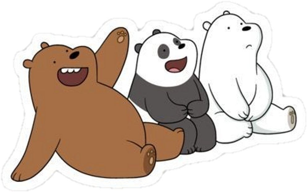 We Bare Bears Vector Clipart (1024x1122), Png Download