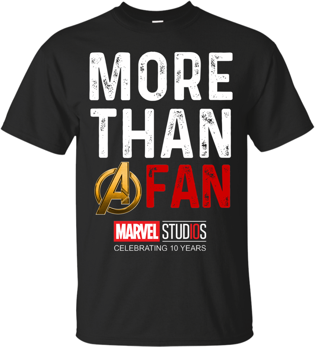 Marvel Studios Ten Years Marvel Universal - Active Shirt Clipart (1039x1143), Png Download